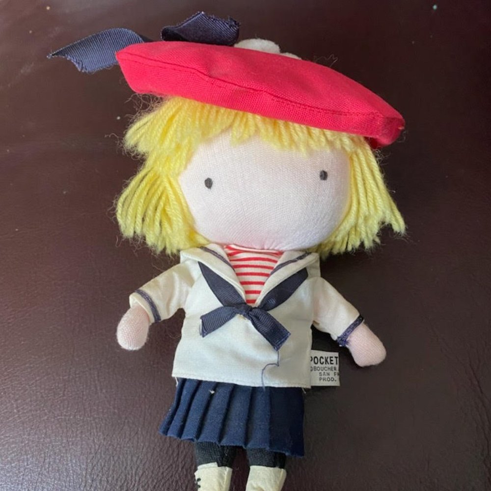 Pocket Doll Sailor Girl Hat 1966 .